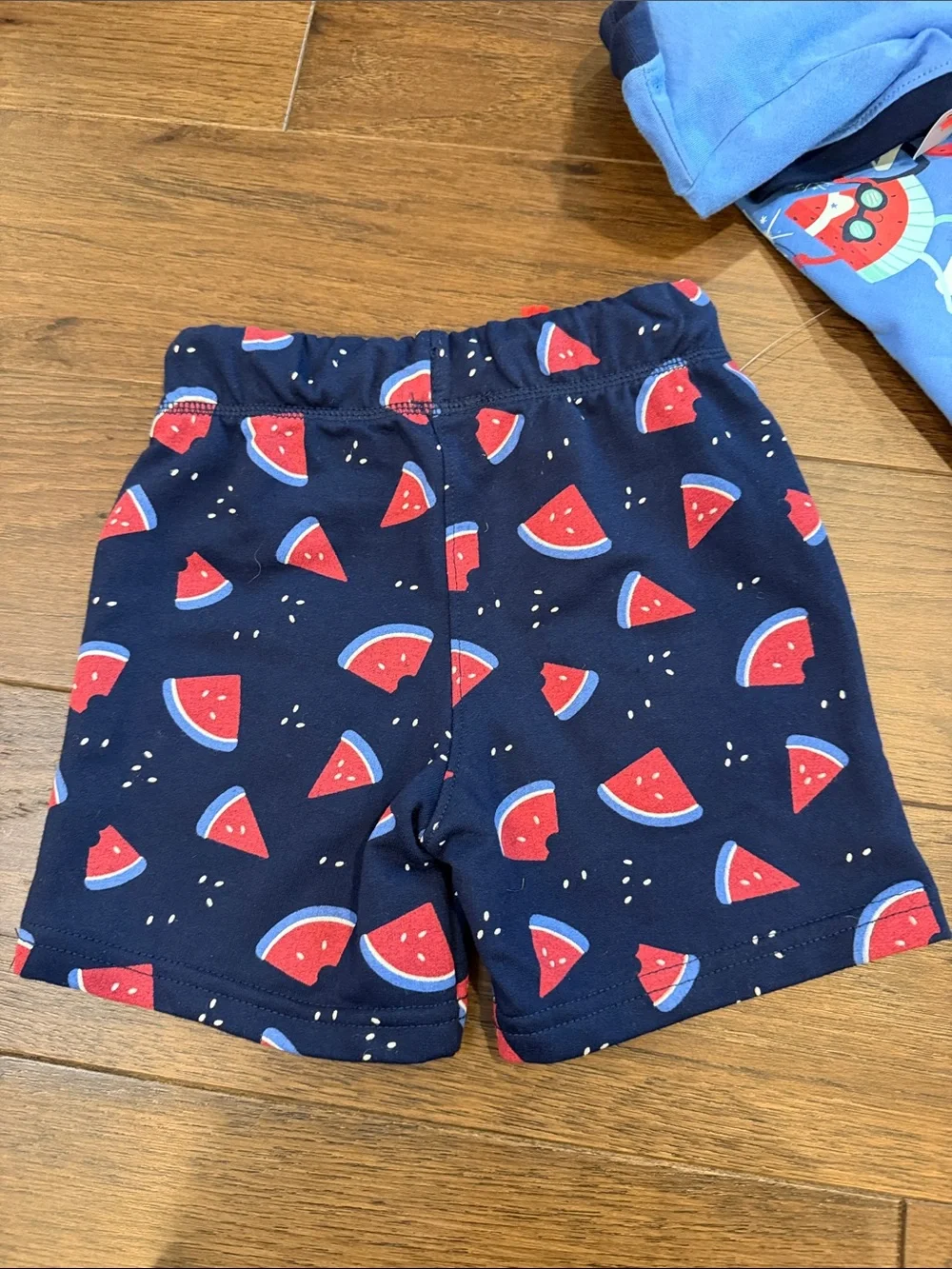Cat & Jack Blue and Navy Watermelon Short Set NWT Size 2T - C8-123